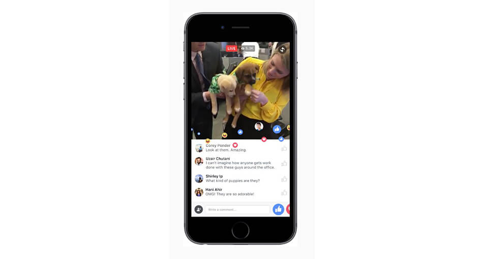 Facebook Live Vídeo en directo en Facebook