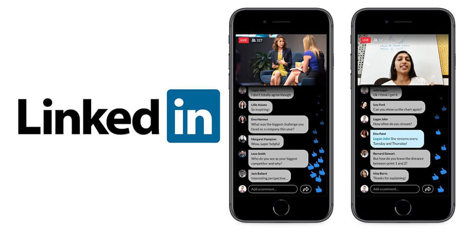 Vídeo en directo en LinkedIn